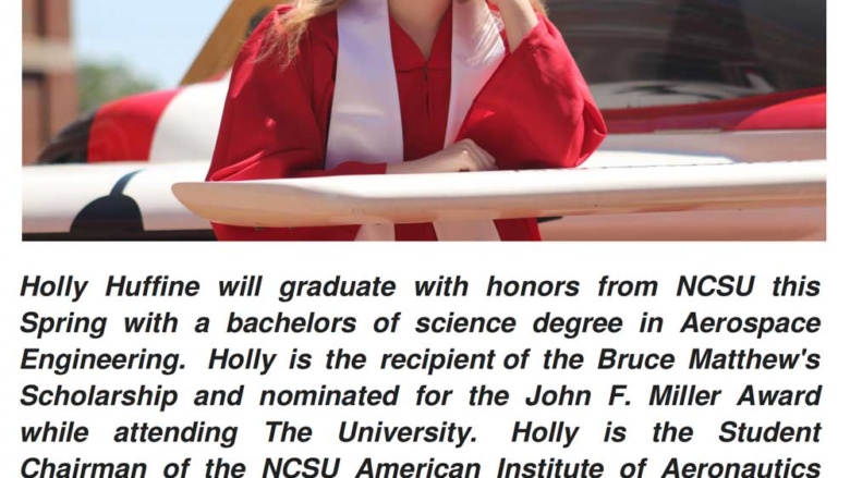 Matthew Scholar Holly Huffine to graduate with Honors