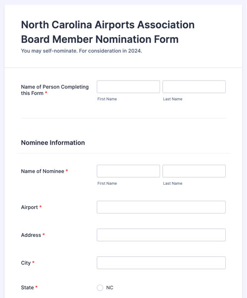 Nomination Form Icon